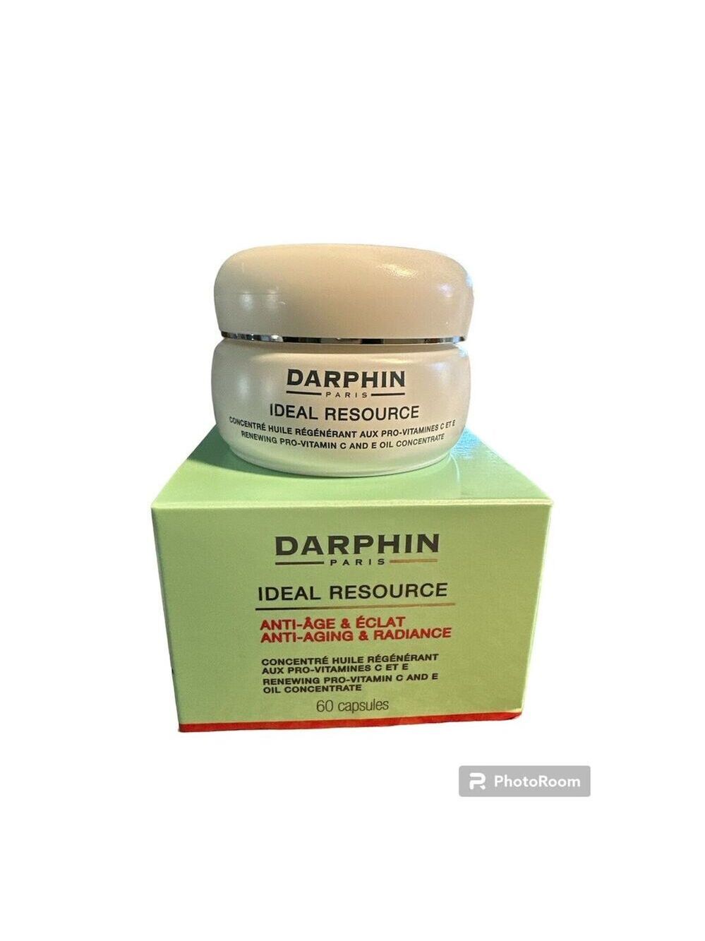 Darphin Ideal Resource Renewing Pro Vit C & E Oil Concentrate 60 Capsules New